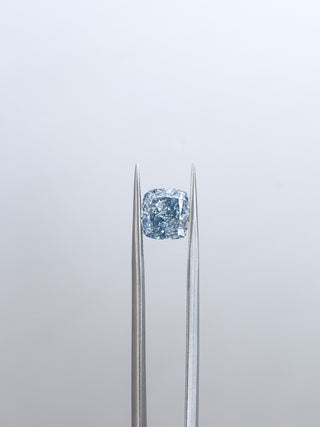 3.34cts Cushion-cut Intense Blue Diamond