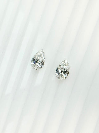 Pair of 2.50cts Pear-cut Lab Grown Diamond