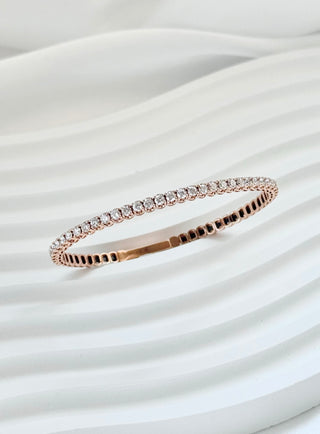 Sienna Sparkle 0.05cts Diamond Wire Bangle