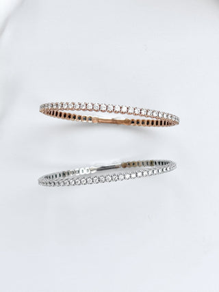 Sienna Sparkle 0.05cts Diamond Wire Bangle