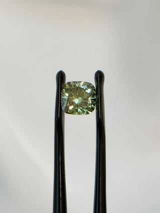 2.04cts Cushion-cut Vivid Green Lab Grown Diamond