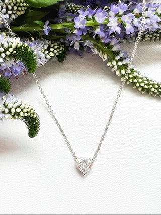 1.50cts Heart Diamond Necklace