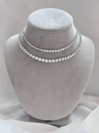 Ella Gradual Diamond Tennis Necklace