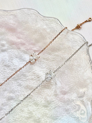 Toi Et Moi Small Emerald & Peat Diamond Bracelet