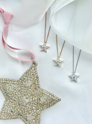 [Pre-Order] Aster Star 0.80cts Necklace