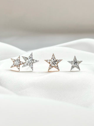 Double Aster Stars Earring