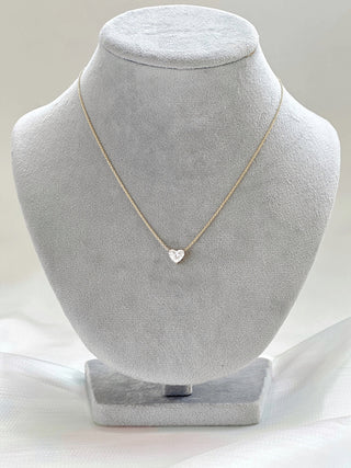 1.50cts Heart Diamond Necklace