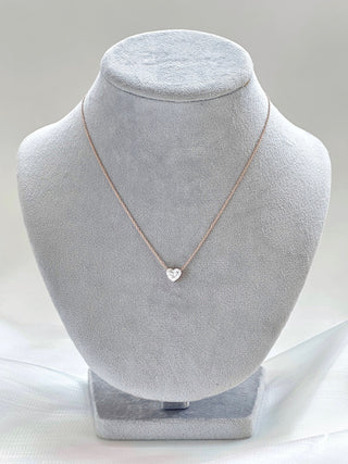 1.50cts Heart Diamond Necklace