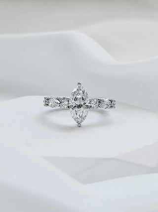 1.50cts Celia Marquise & Round Diamonds Ring