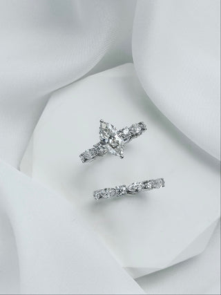 1.50cts Celia Marquise & Round Diamonds Ring