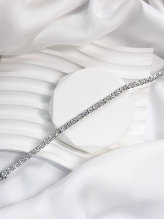 0.15ct Oval Diamond East-West Tennis Bracelet