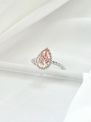 2.00cts Pear Diamond Bubble Ring