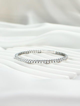 Sienna Sparkle 0.05cts Diamond Wire Bangle