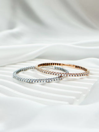Sienna Sparkle 0.05cts Diamond Wire Bangle