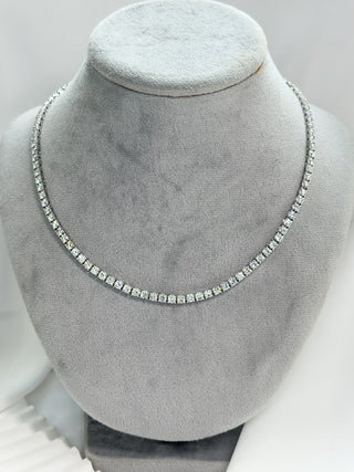 Classic Diamond Tennis Necklace