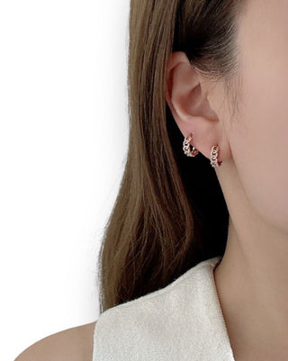 Cuban Mini Hoop Earrings