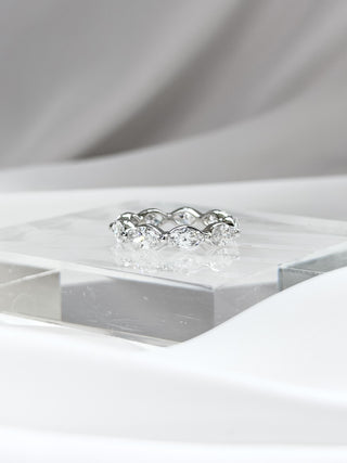 Marquise Diamond Bubble Ring