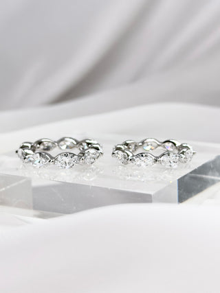 Marquise Diamond Bubble Ring
