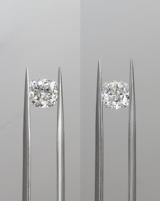 Pair of 2.00ct Cushion-cut Diamond